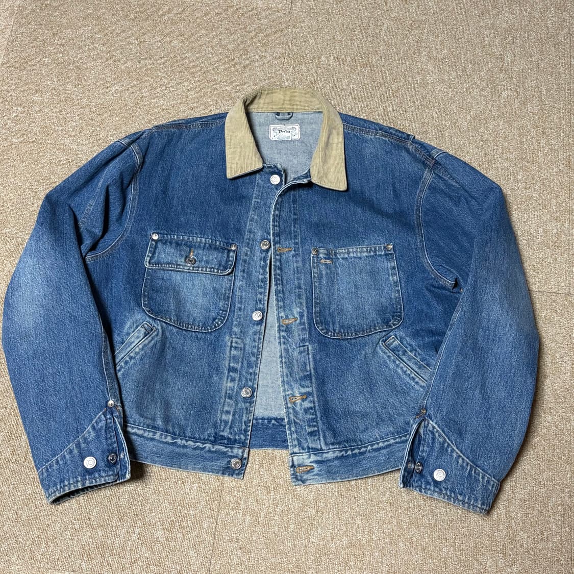 폴로 덩가리 성조기 데님자켓 XL 상품이미지8