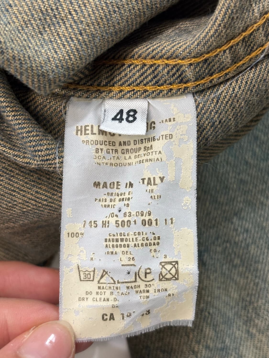 Helmut Lang 헬무트랭 데님 자켓 상품이미지5