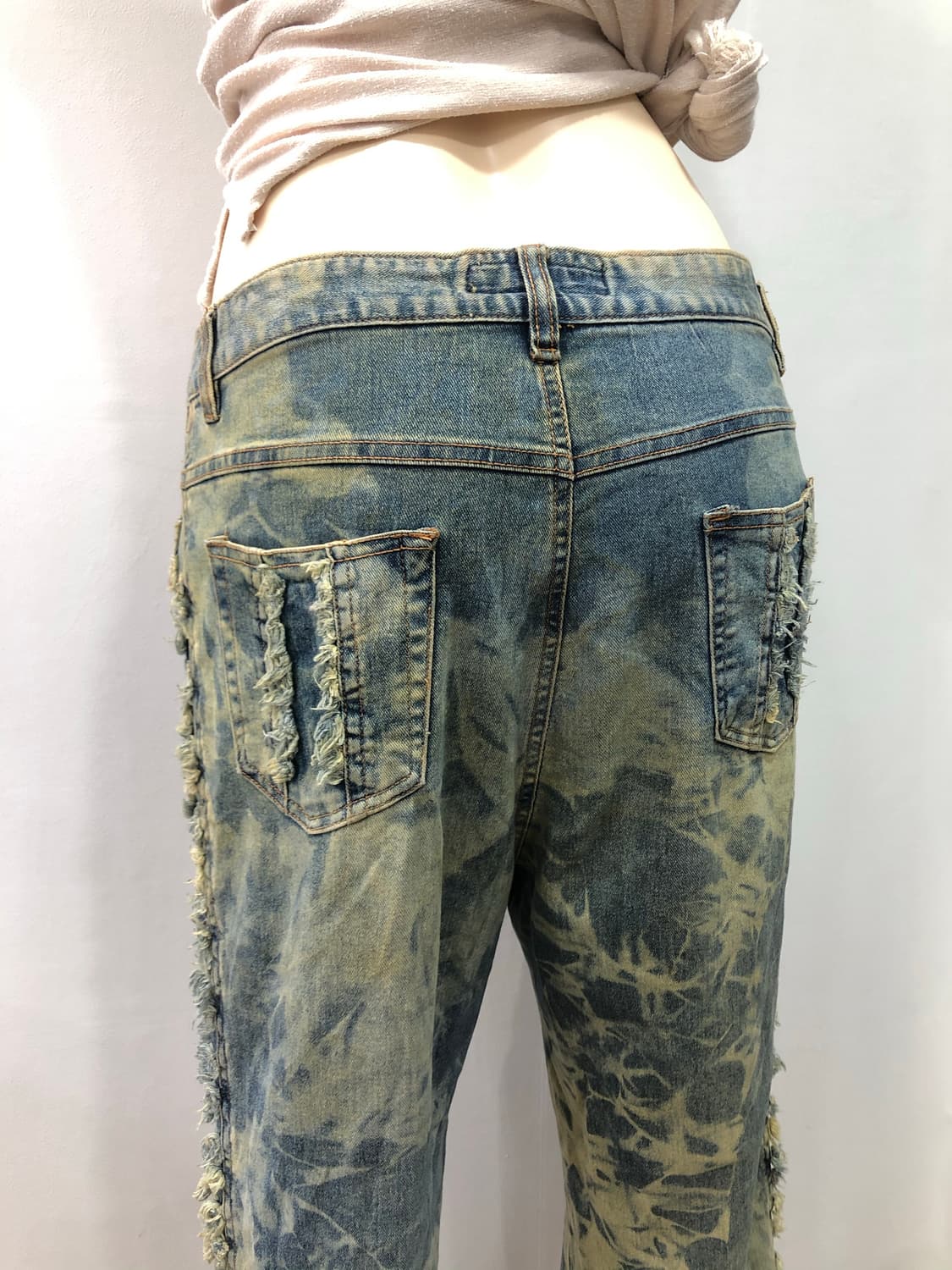 grunge washed denim pants 상품이미지4