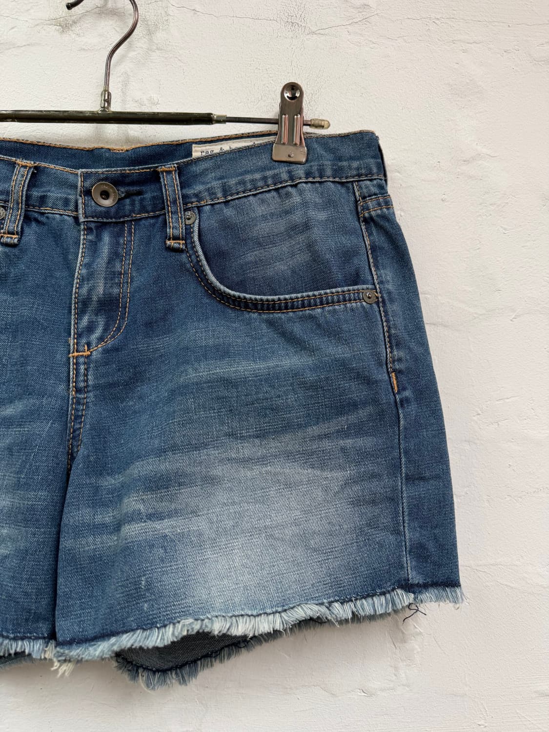 Rag&Bone 래그앤본 데님 컷오프 숏츠 청 반바지 26 상품이미지3
