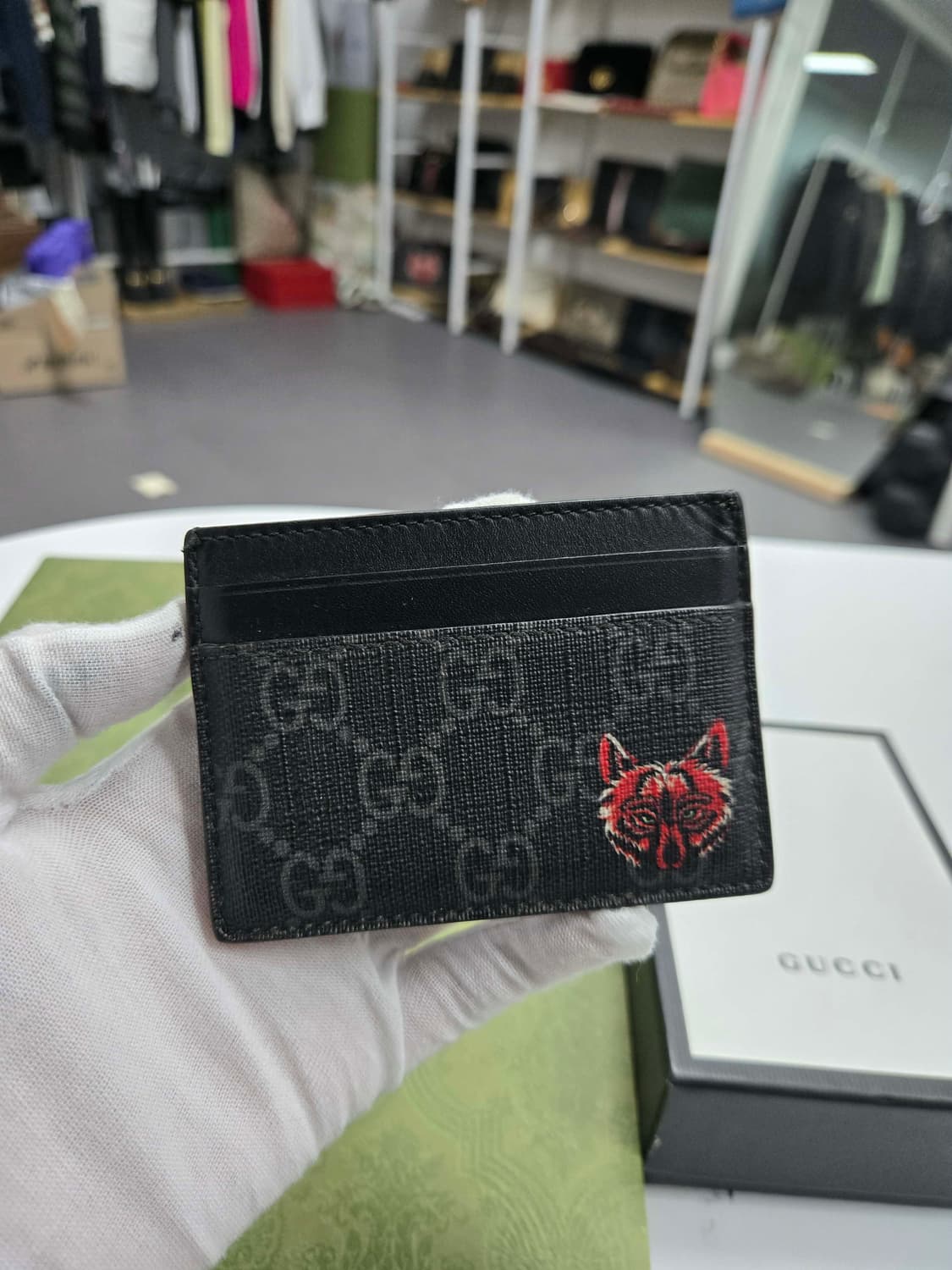 [40%특가] 구찌 레드 울프 카드지갑 상품이미지1