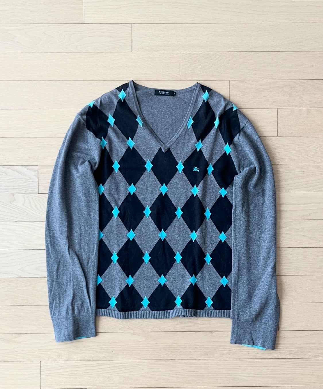 Burberry 블루 로고 다이아몬드 롱슬리브 상품이미지2