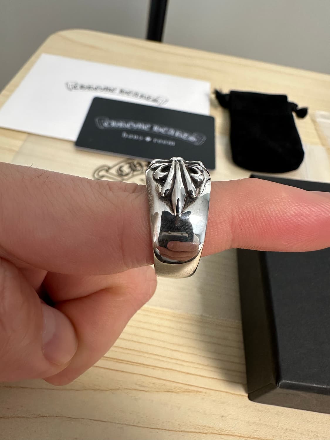 크롬하츠 플로랄링 반지 상품이미지6