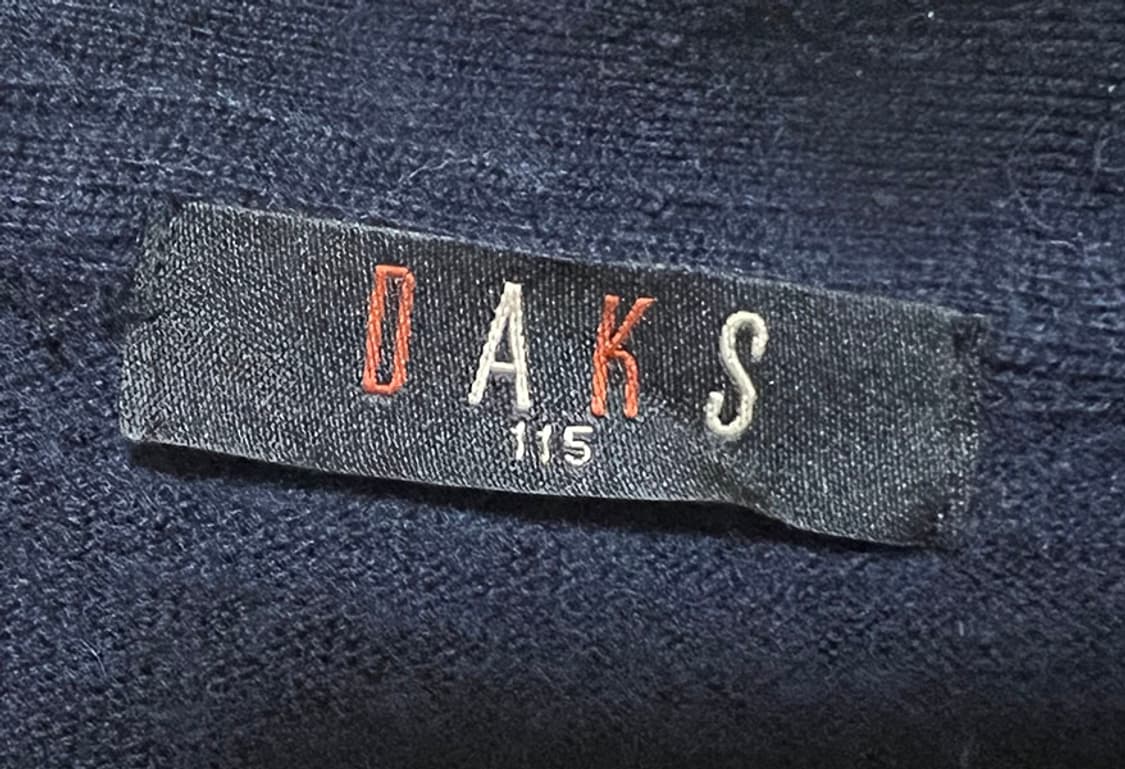DAKS 닥스 남자 체크배색 울혼방 가디건 브이넥 추동 XXL 110 상품이미지3