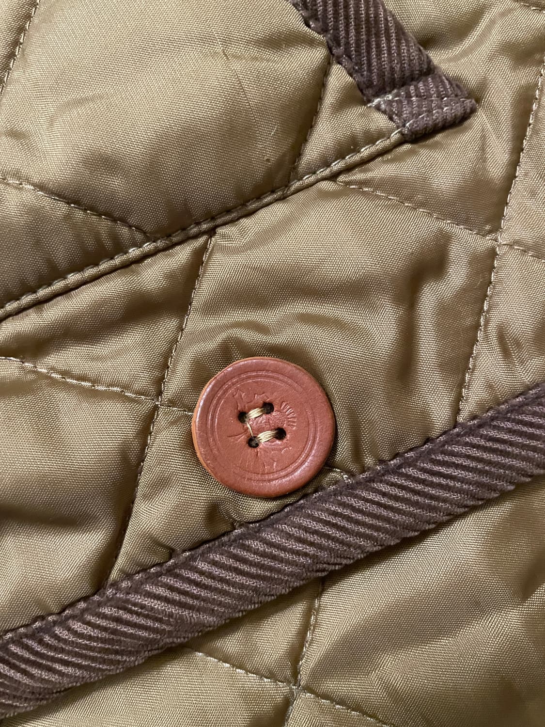 Lavenham 퀼팅자켓 브라운 36 상품이미지5