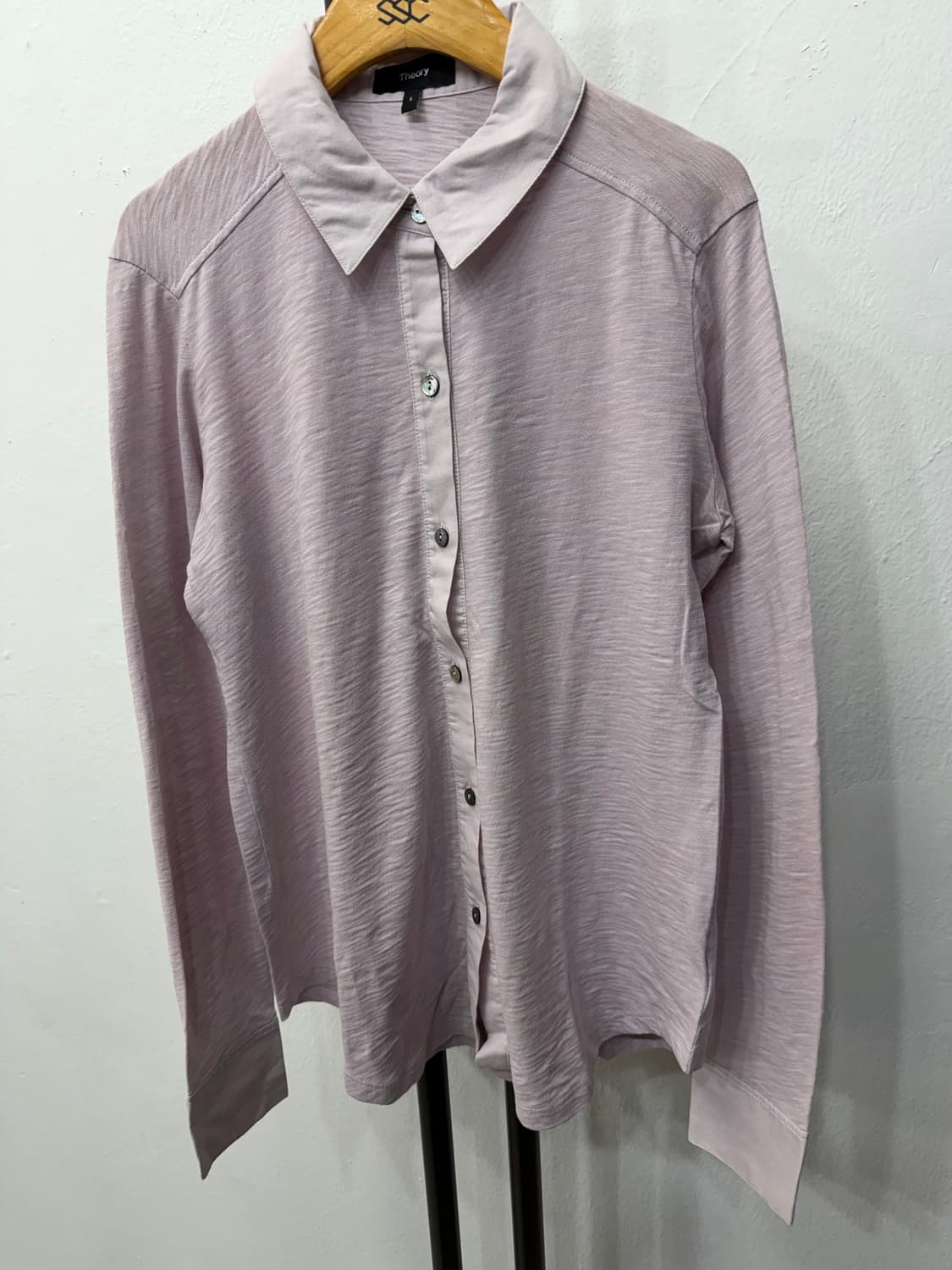 매장판정품) Theory 띠어리 21ss 퍼플 셔츠 S 상품이미지3