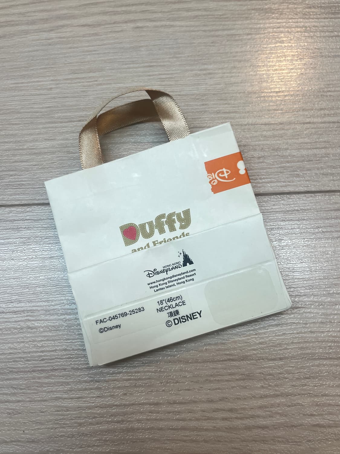 홍콩 디즈니 Duffy 미니마우스 목걸이 상품이미지2