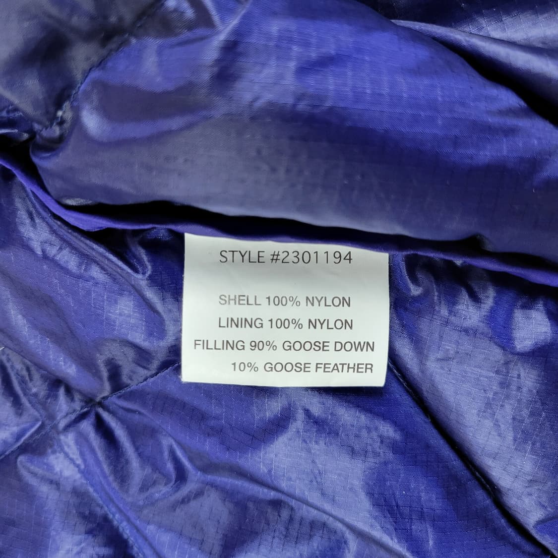 10s 몽벨 퀄팅 라이프 경량패딩 퍼플 상품이미지6