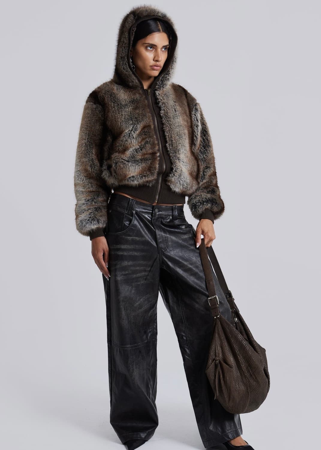 제이디드런던 Ash Faux Leather 콜로수스 트라우저 상품이미지5