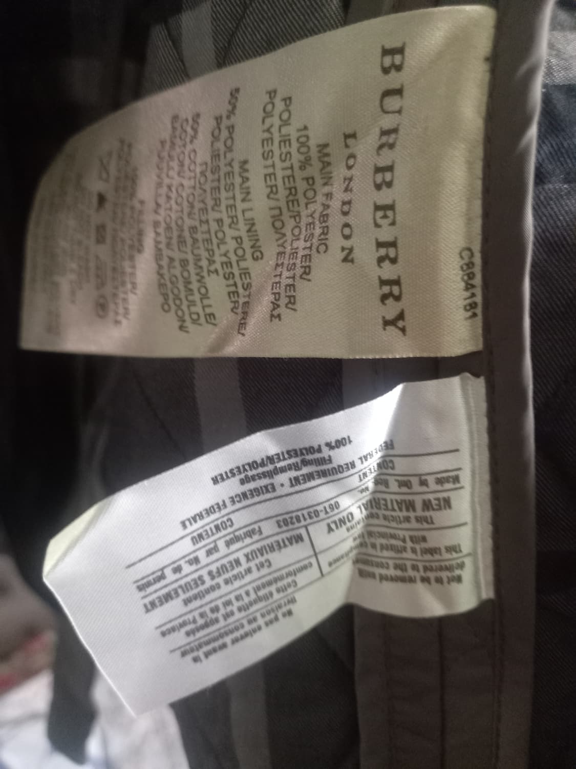 버버리퀄팅자켓100 상품이미지4