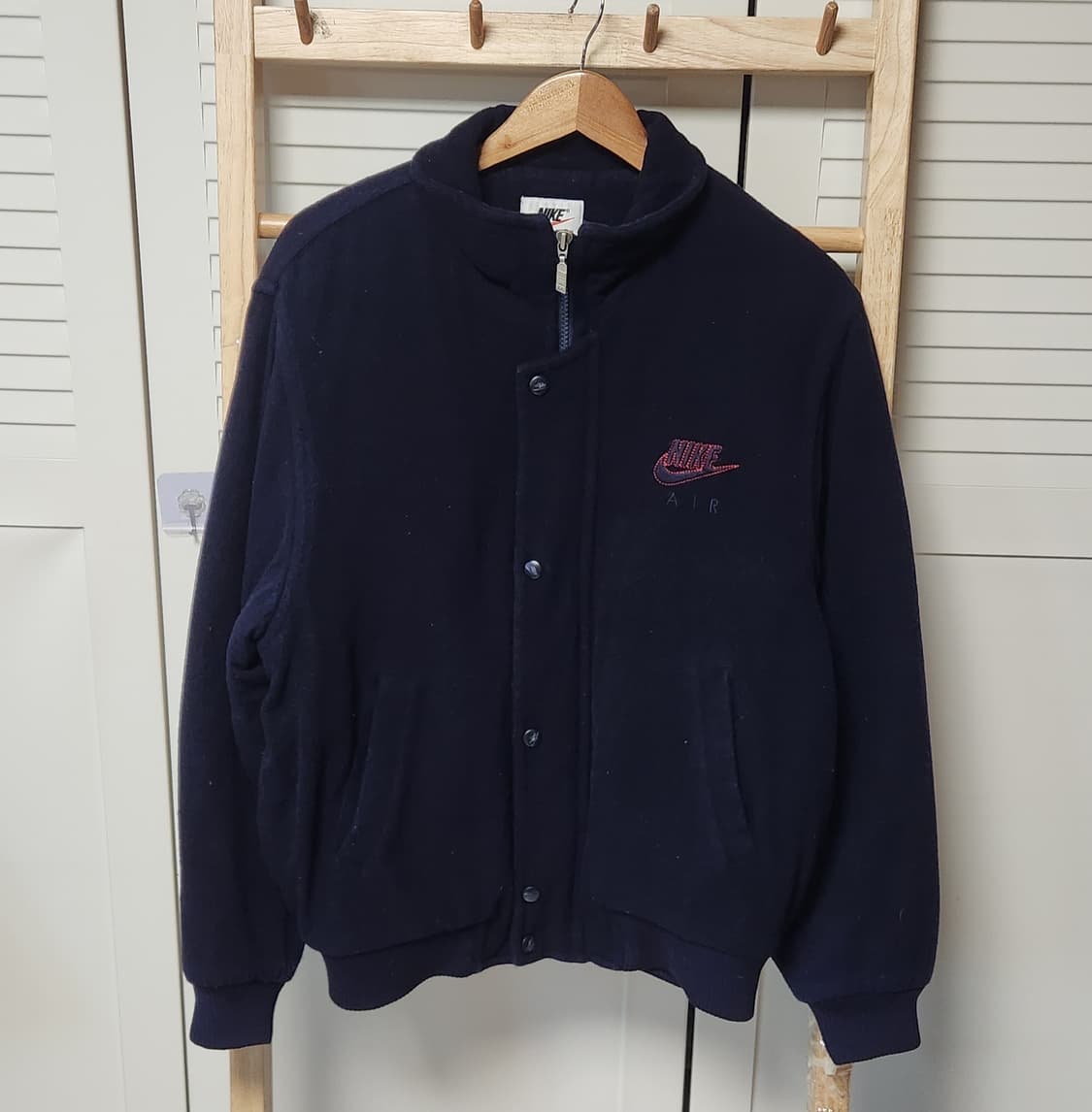 나이키 빅로고 올드스쿨 모직 빅로고 점퍼 자켓 상품이미지4