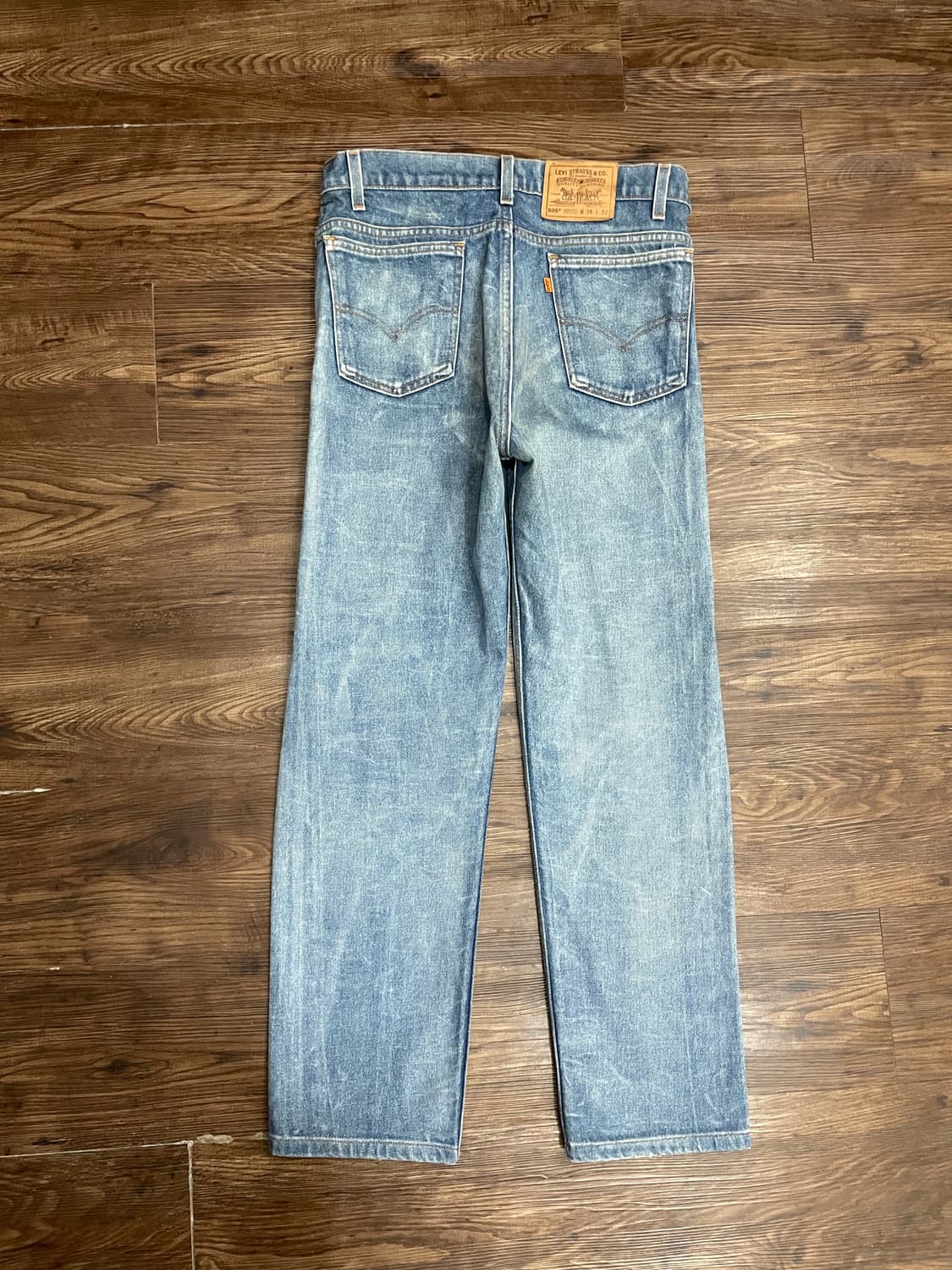 90s 리바이스 USA 미국제조 505 오렌지탭 데님 팬츠 상품이미지1