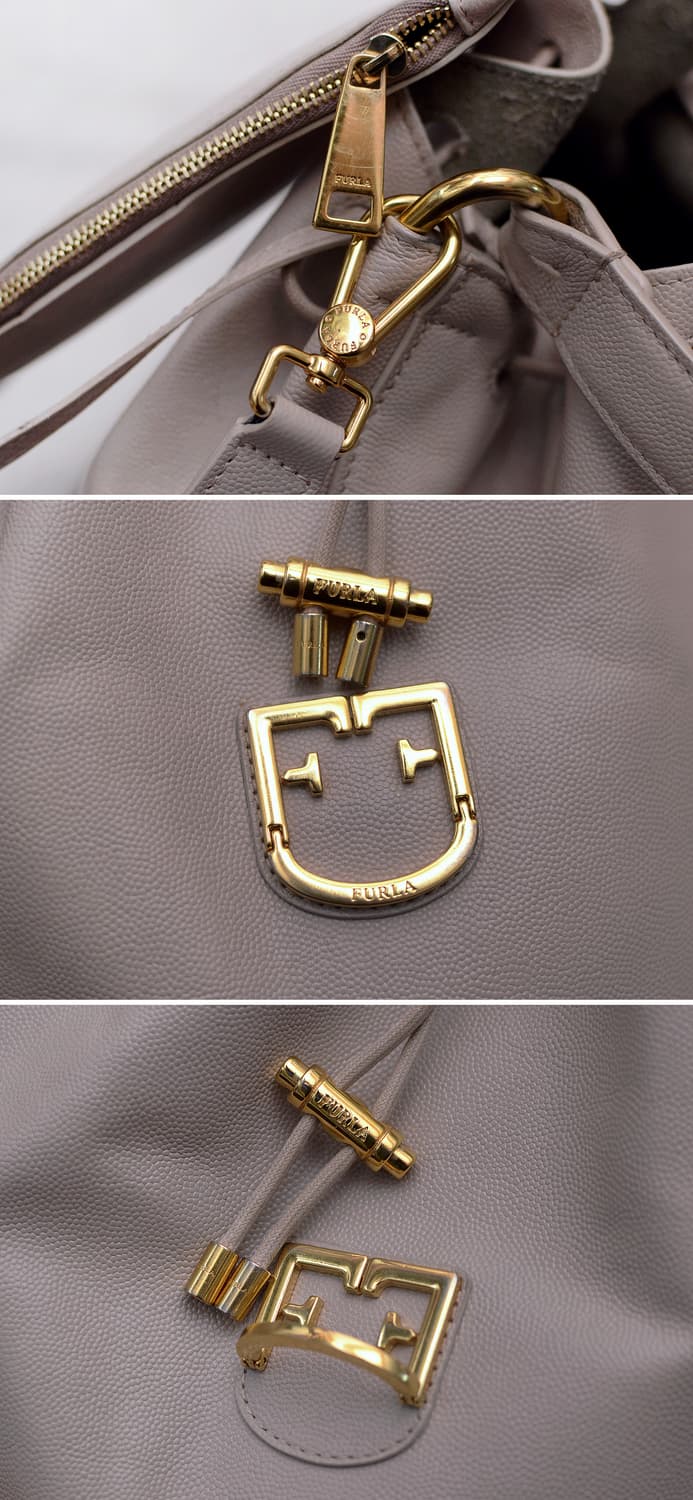 훌라 (FURLA) 코로나 달리아 페블레더 가죽 버킷백 상품이미지9