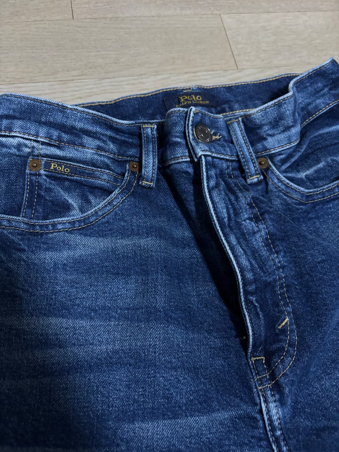 Polo Ralph Lauren 샤론 크롭 플레어 데님 상품이미지2