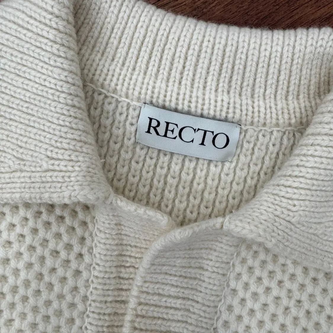 S RECTO 렉토 청키 케이블 스웨터 니트  상품이미지5