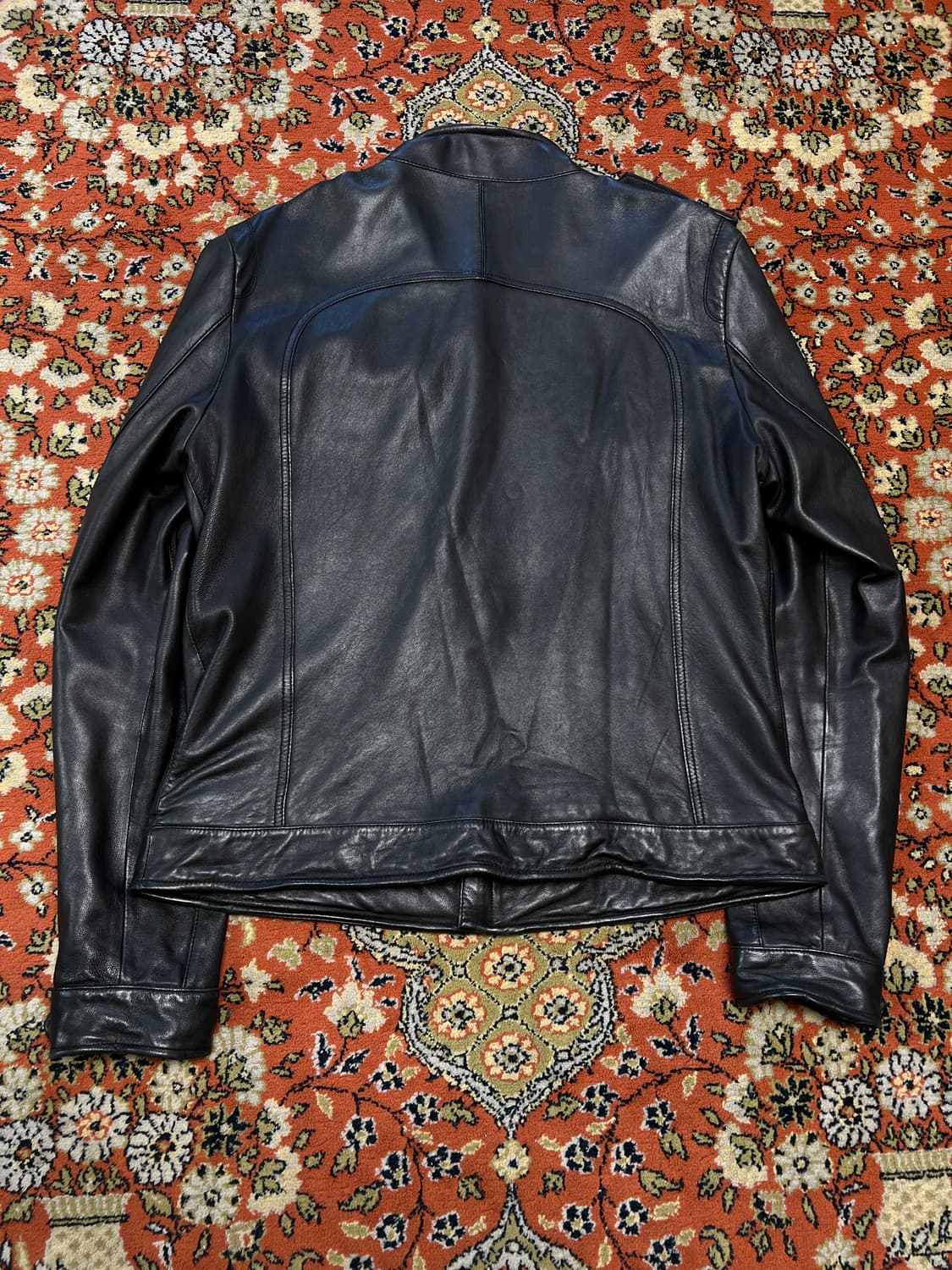 [XL] 빈티지 4포켓 리얼레더 라이더 자켓 상품이미지2