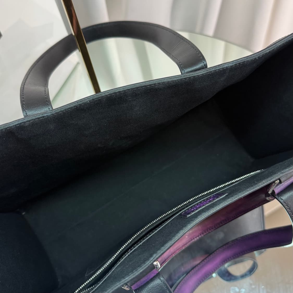 벨루티 시그니처 캔버스 앤 레더 투웨이 토트백  상품이미지7