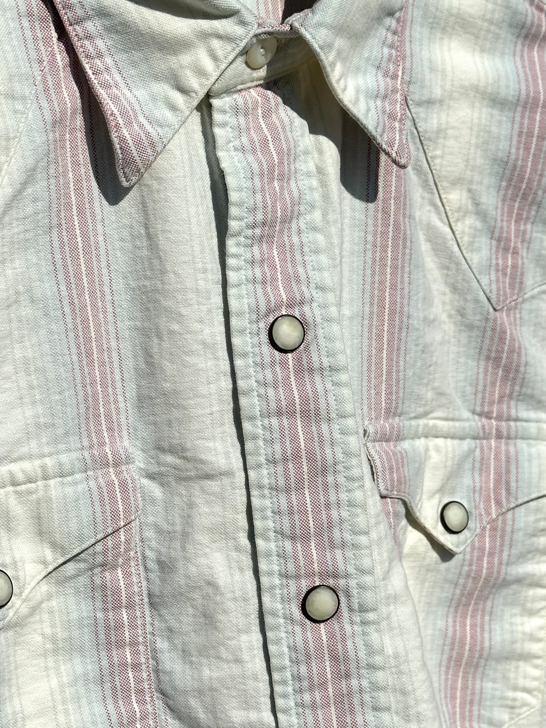 [M] 90s 폴로 랄프로렌 스트라이프 웨스턴 셔츠 상품이미지5