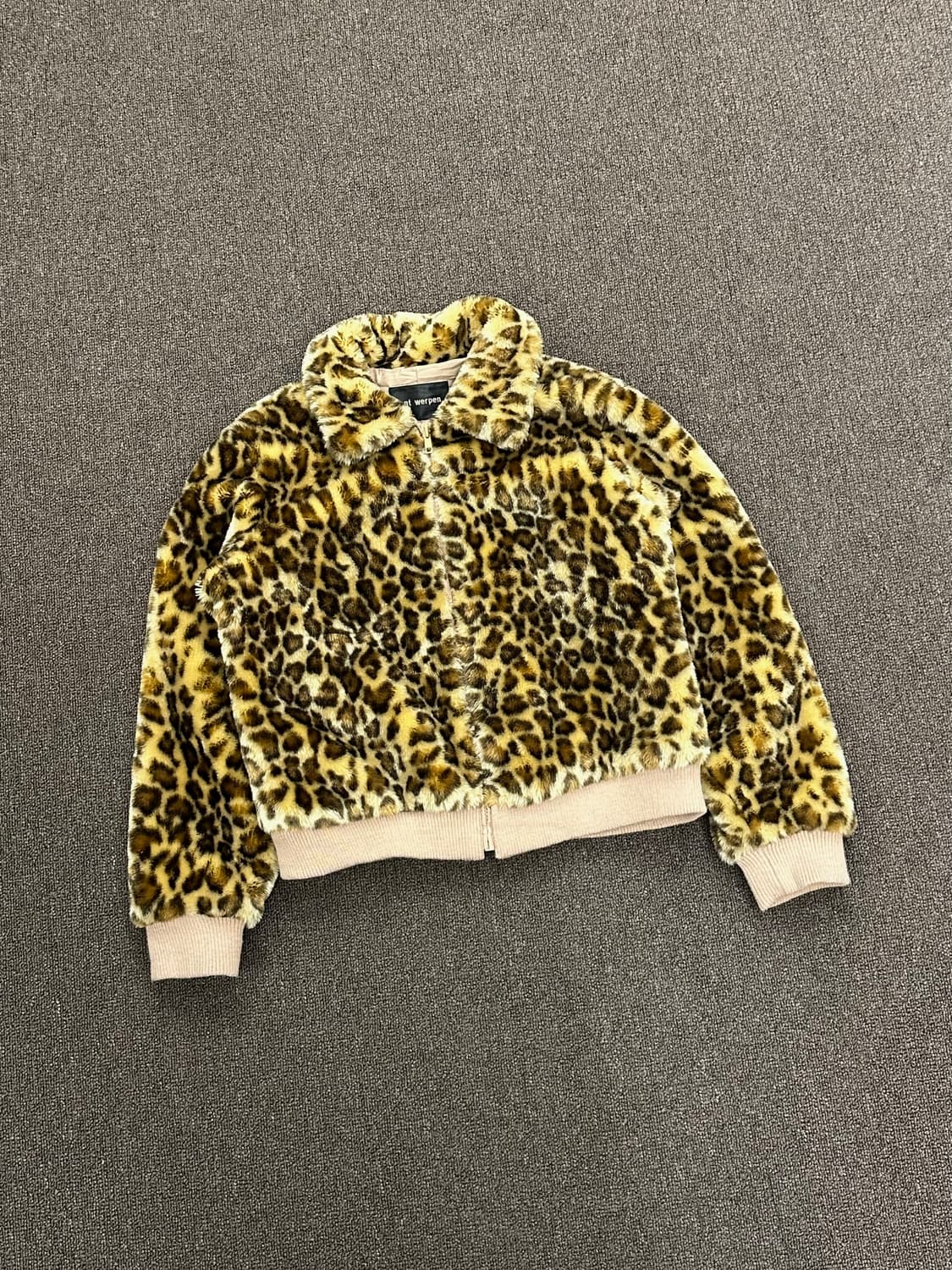 M)Japanese vintage 여성 레오파드 퍼자켓 상품이미지1