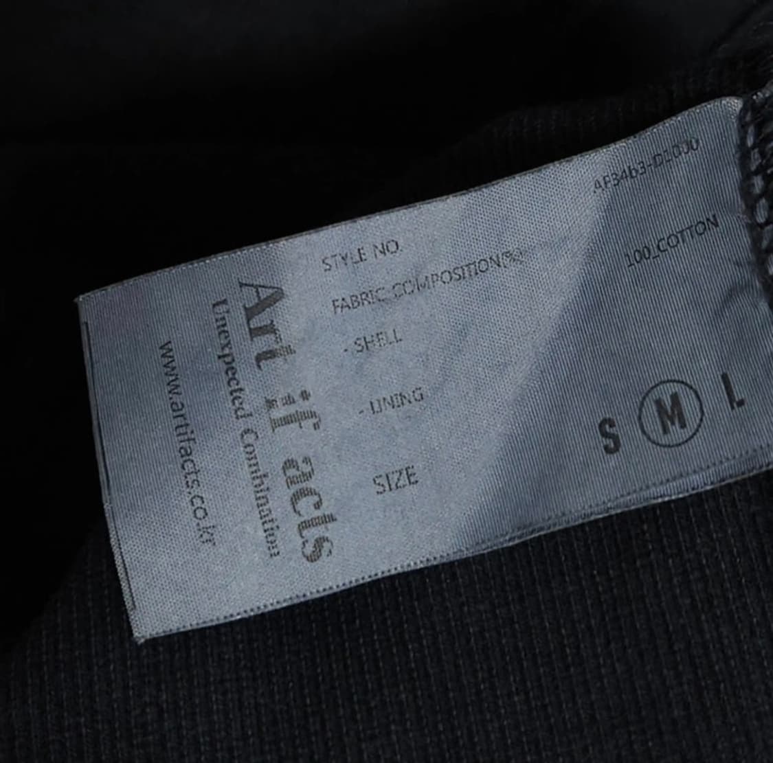 아트이프액츠 가먼트다잉 하프집업 m 상품이미지8