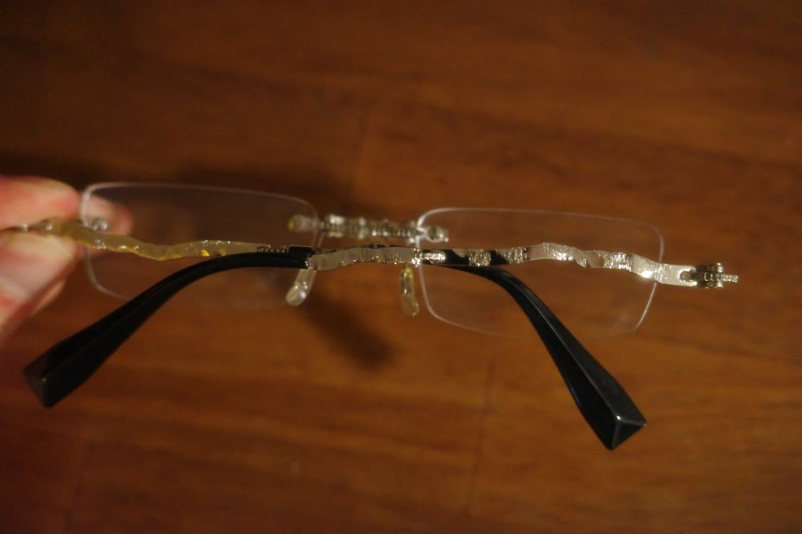 쿠보라움 h41 무테안경 실버 상품이미지2