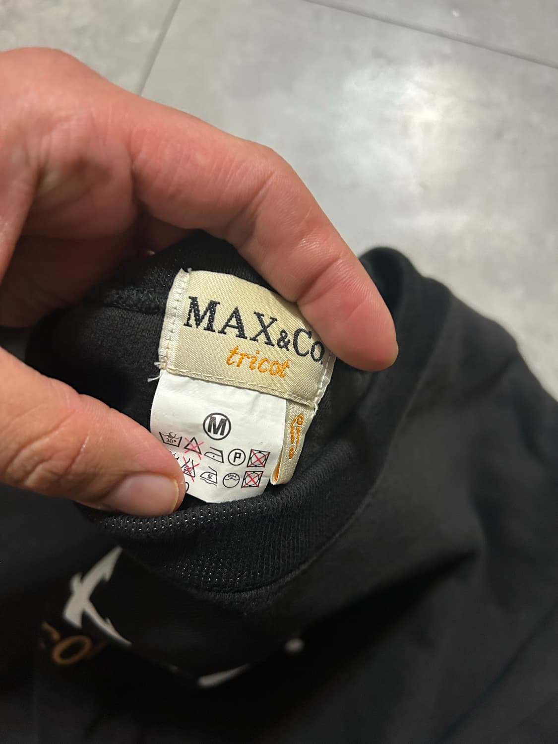 00s  막스마라 / MAX&CO 빈티지 오버사이즈 코튼 스웻셔츠  95 상품이미지4