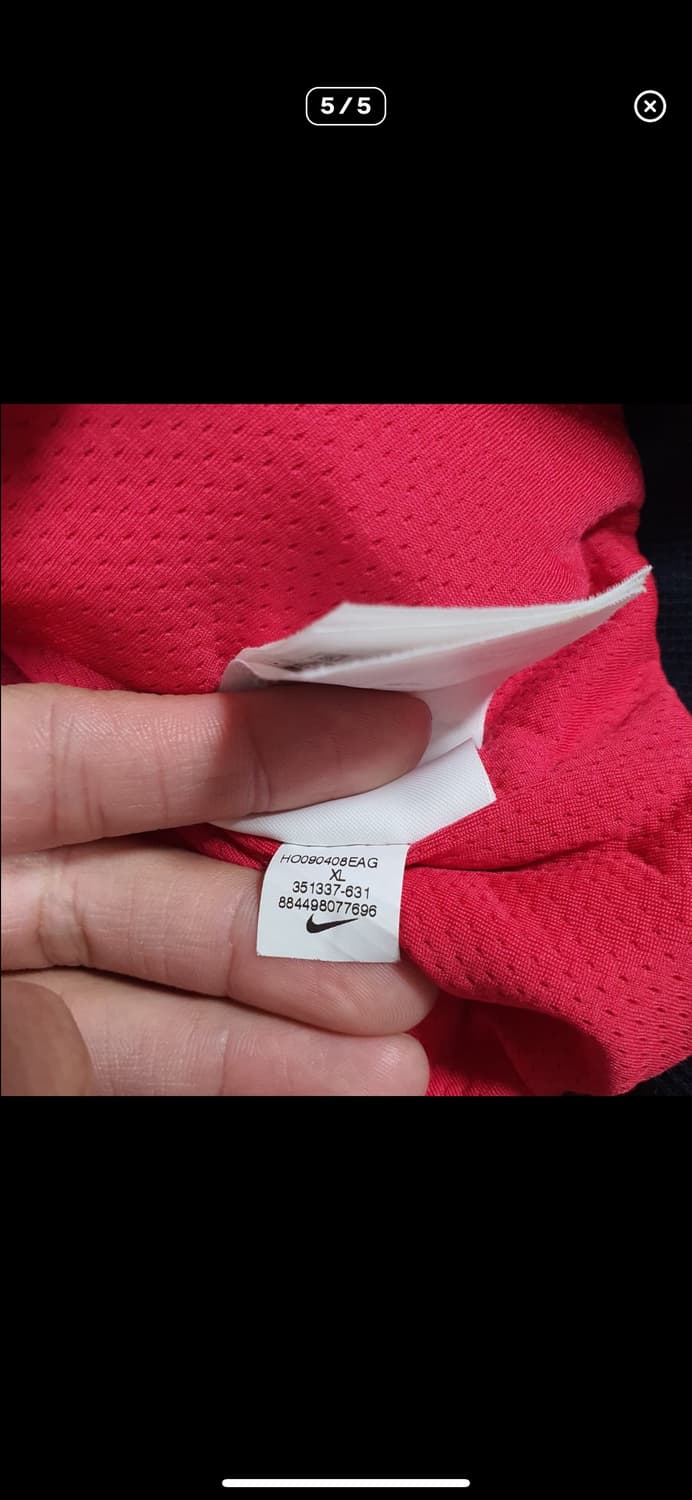 (바배) 나이키 우먼스 레드 누빔 패딩 상품이미지5