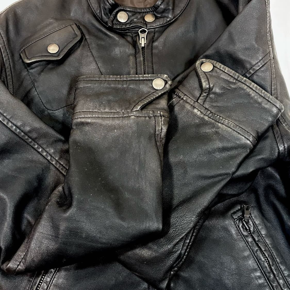 사쥬드크레 바이크 램스킨 자켓 상품이미지3