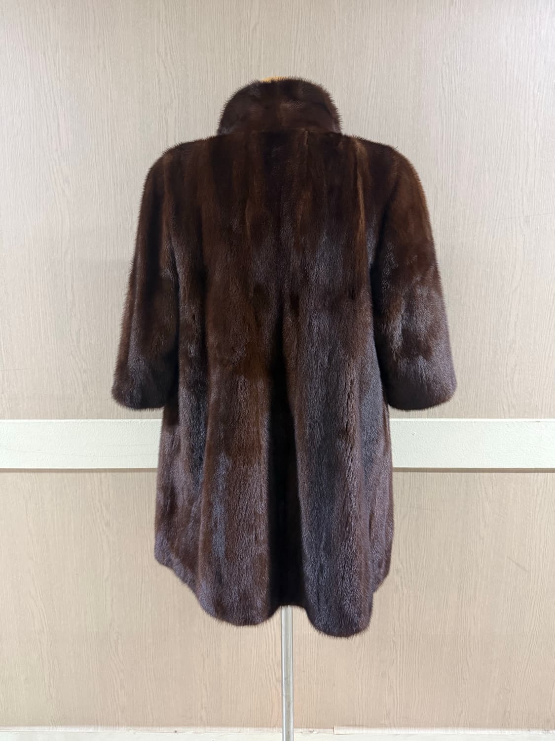 우단 아메리칸퍼워드 칠부 밍크코트 상품이미지2