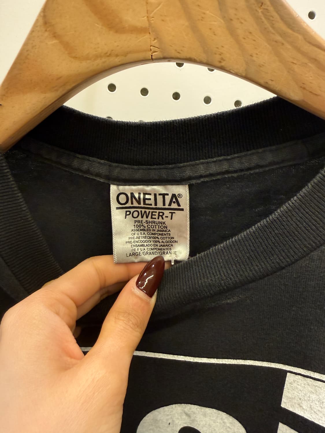 빈티지 오아시스 밴드 1995투어 프린팅 반팔 티셔츠 U1398 상품이미지5