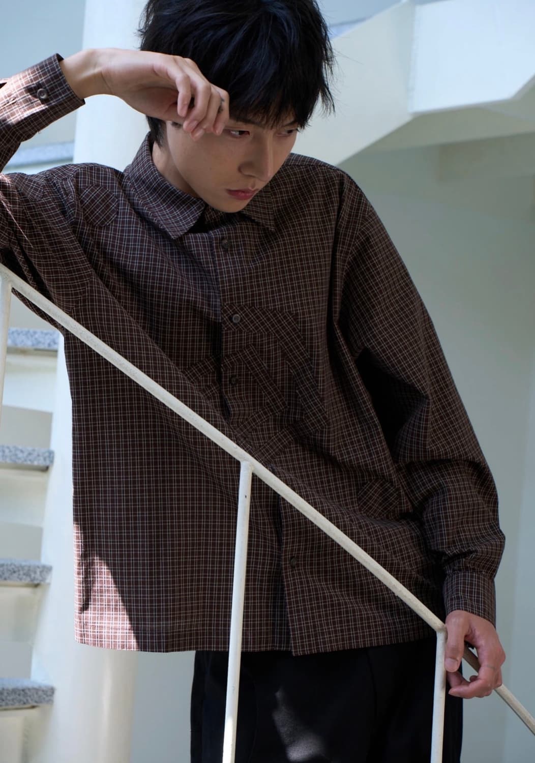 YOSUK Vertigo shirts (brown) [3] 상품이미지2