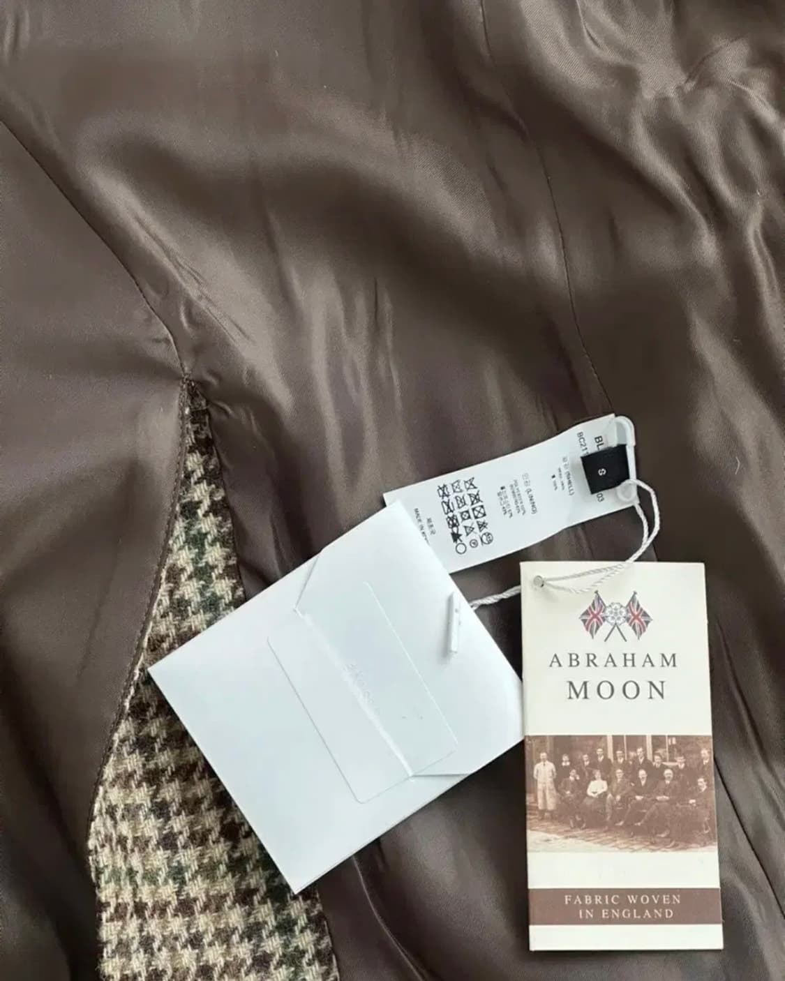 블러썸 아브라함 문 체크 자켓 상품이미지5