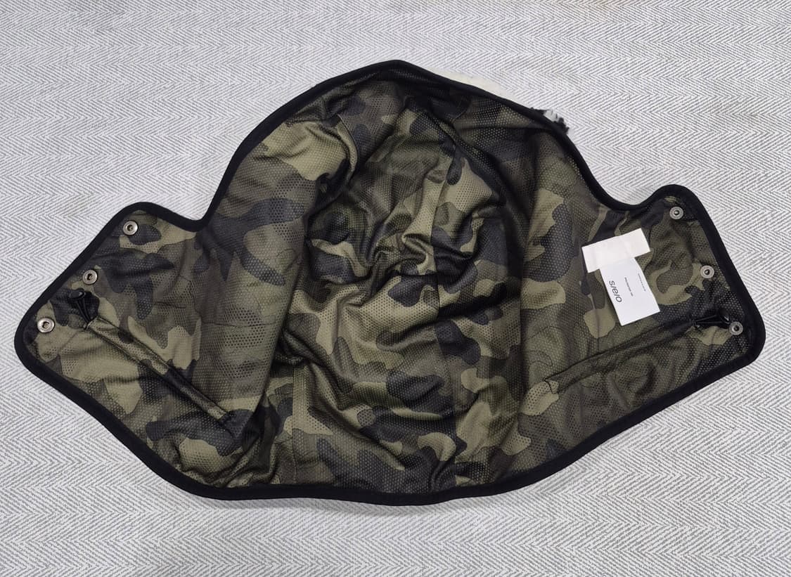 s/e/o 에스이오 로고 플리스 후드 바라클라바 / 화이트 상품이미지6