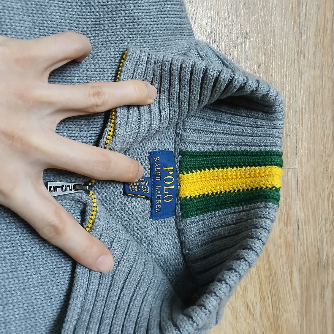 polo 폴로 니트 집업 자켓 보이즈 성인 S사이즈 추천 상품이미지10