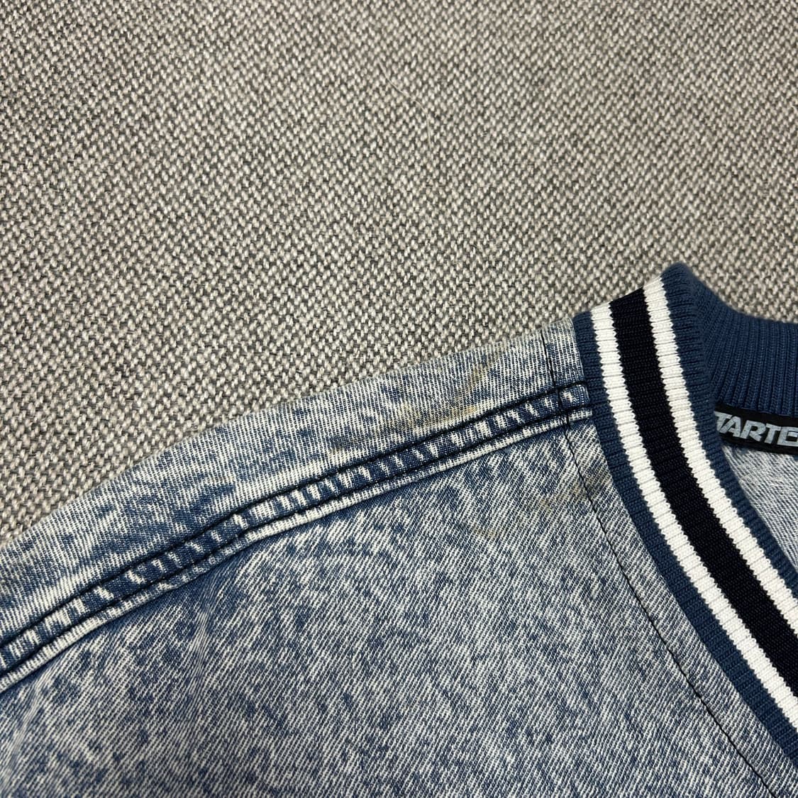 스타터 올드스쿨 데님 반팔(L) 상품이미지5