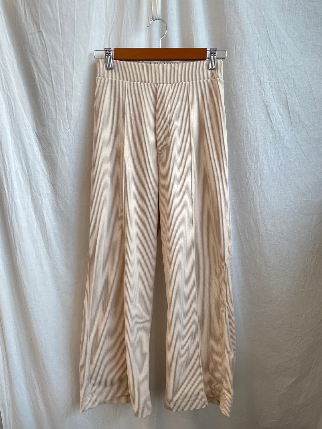 HELM 아이보리 코듀로이 밴딩팬츠(S-M) 상품이미지1