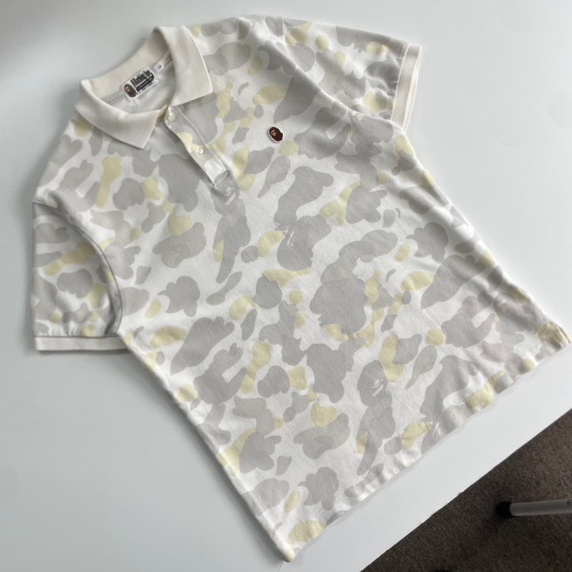 Bape 베이프 화이트 리플렉트 시티카모 사루헤드 PK 상품이미지1