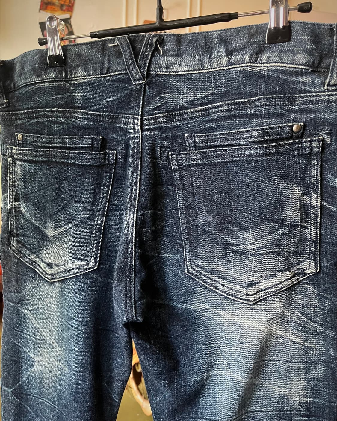90-00s Semantic Design Curved Denim 상품이미지7