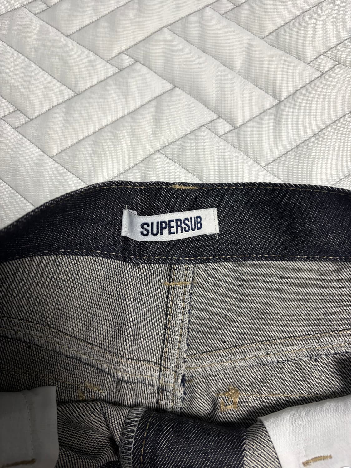 Supersub 와이드 생지 데님 M 상품이미지2