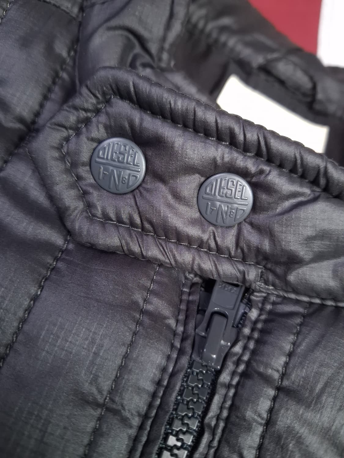 오리지날 디젤 퀼티드 패딩 바이커 자켓 상품이미지5