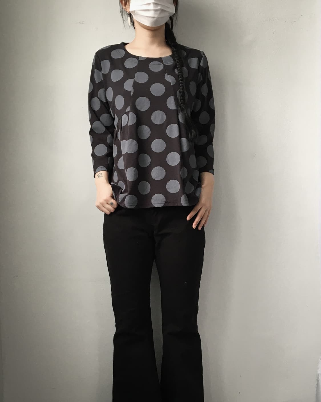 Dot pattern sleeve 상품이미지4