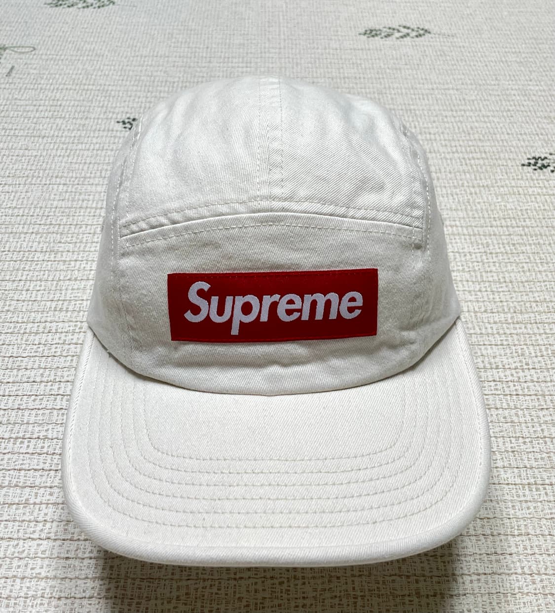 슈프림 캠프캡 화이트 상품이미지1