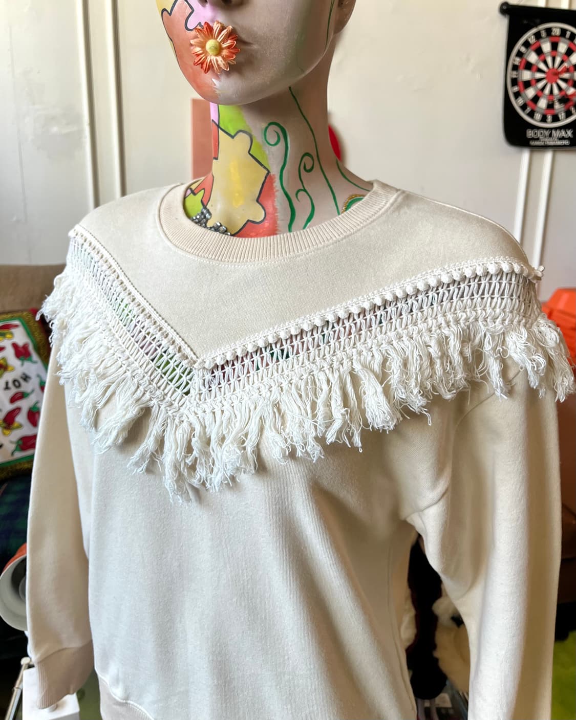 Ray BEAMS Japan Tassel Point Sweatshirt 상품이미지2