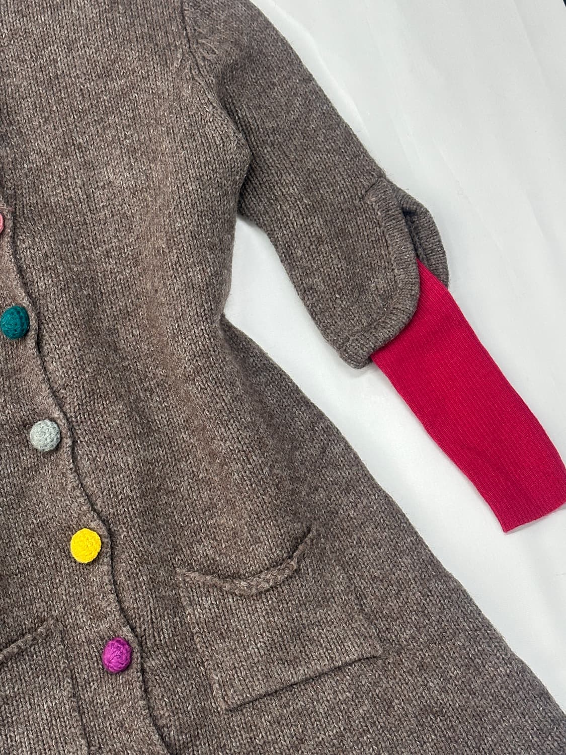 🎨하구미의 작업실 코디세트🎨 뿅뿅이 레인보우 레이어드 그런지 히피 상품이미지4