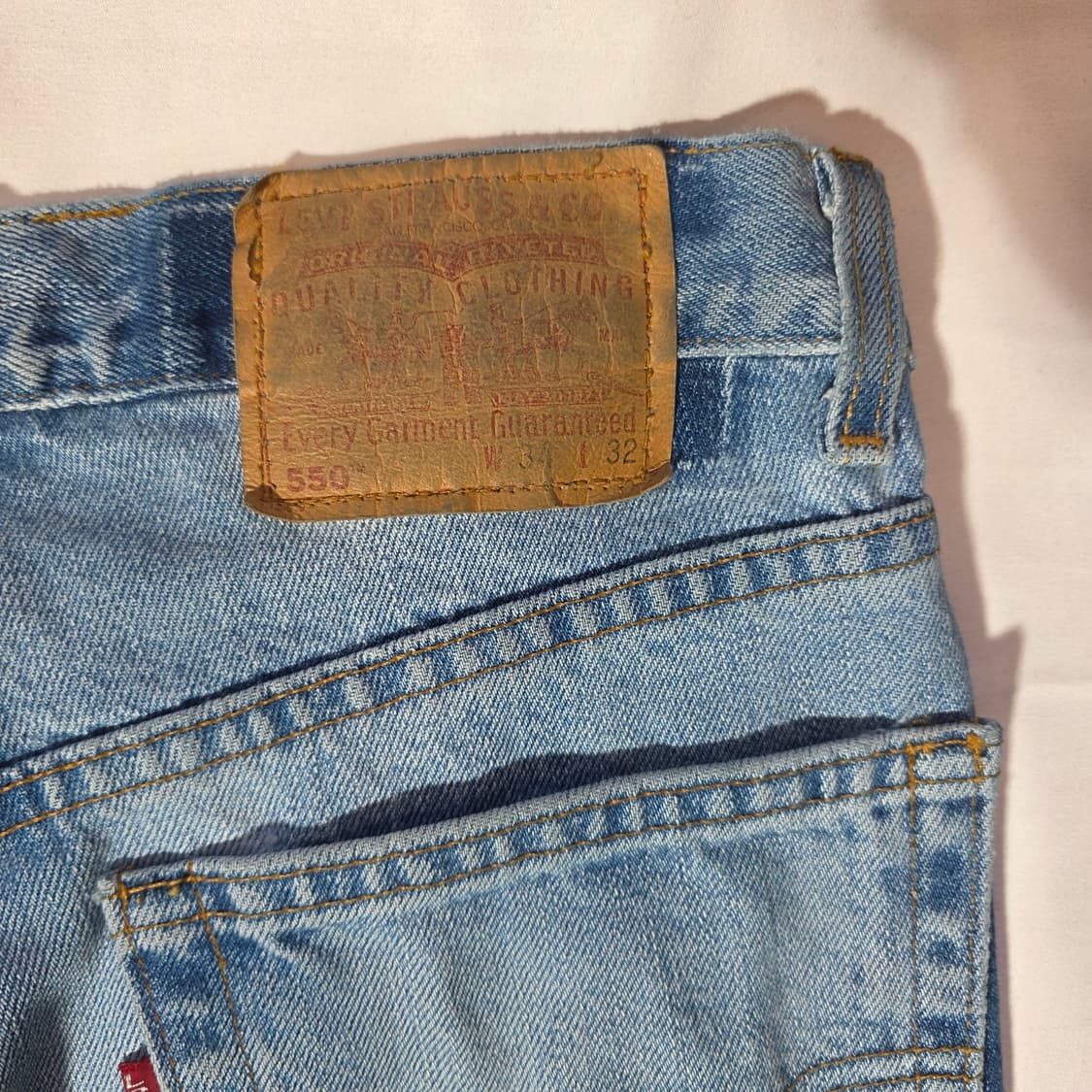 [W34L32]00s 리바이스 550 릴렉시드핏 데님팬츠 상품이미지6