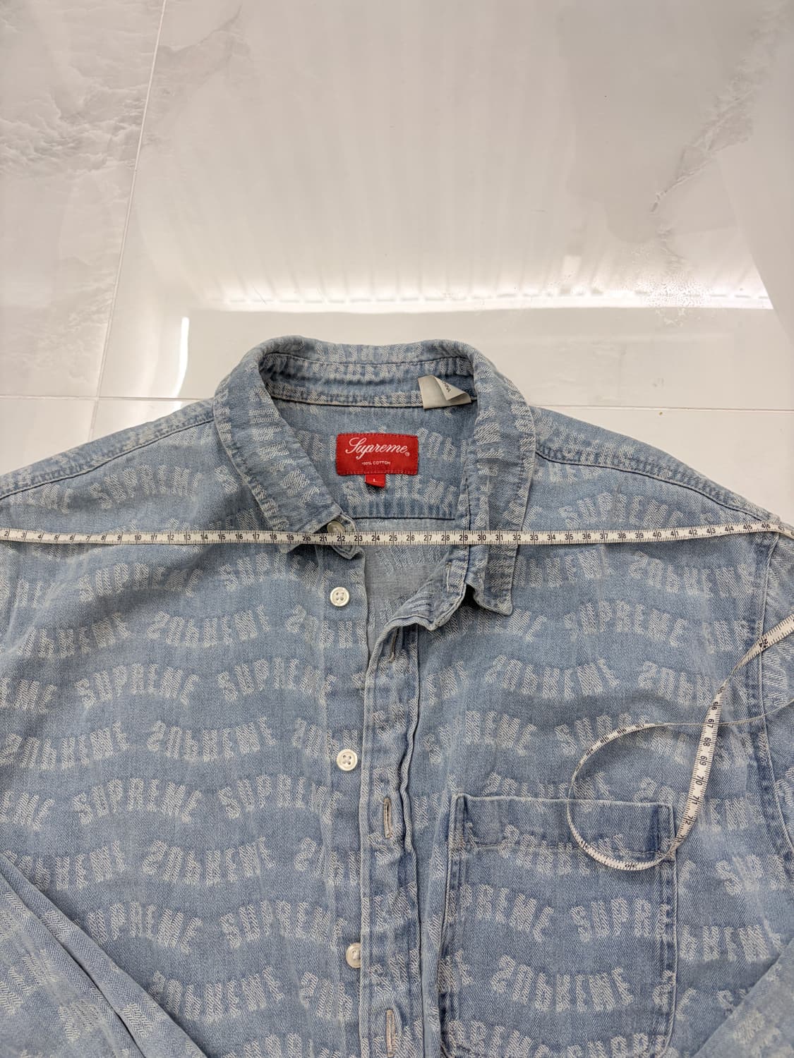 슈프림 데님 남방 상품이미지3