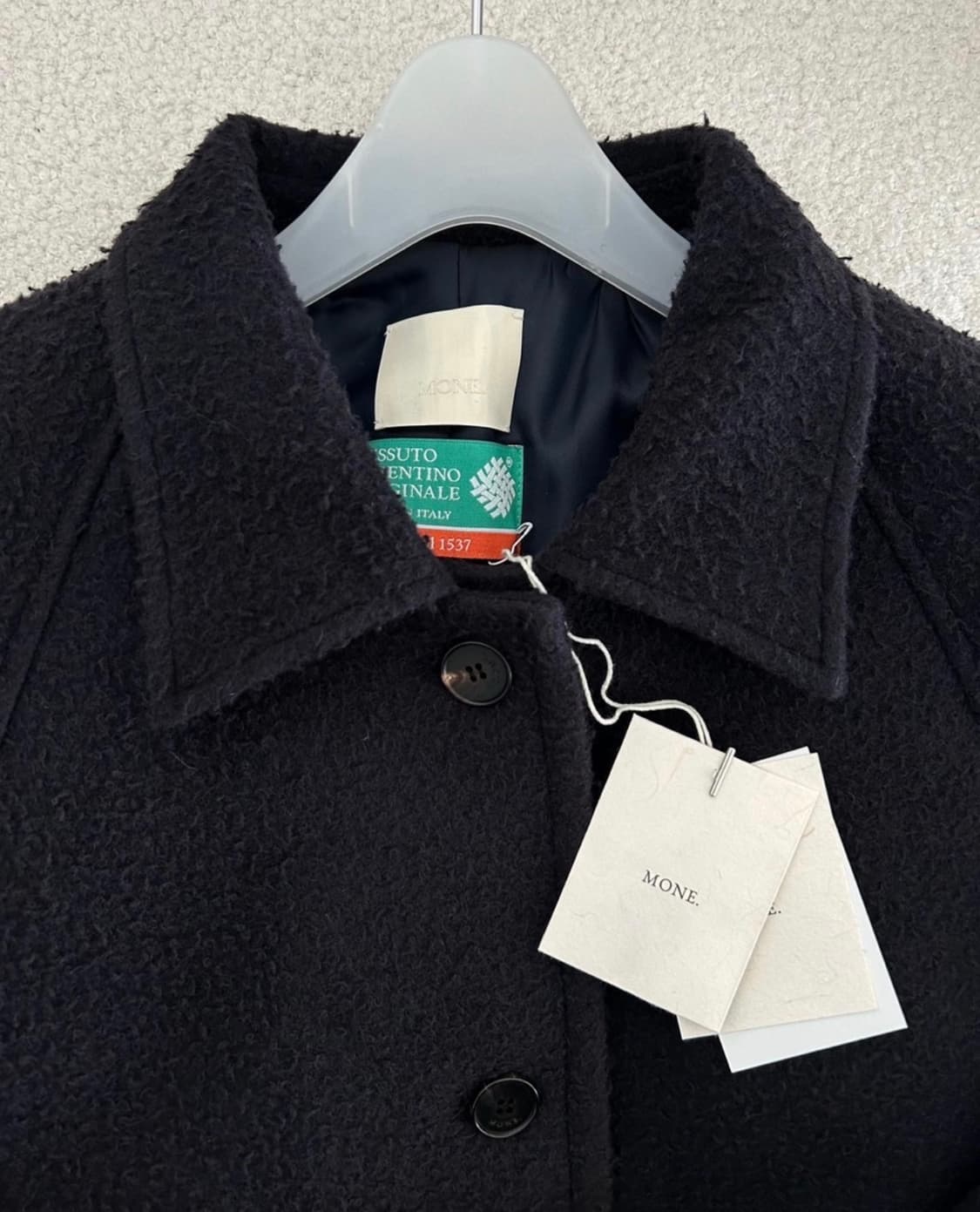 모네 카센티노 네이비하프코트 상품이미지2