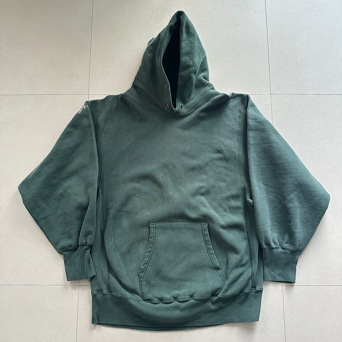 80s 챔피온 블랭크 리버스위브 후드티 XL  상품이미지1