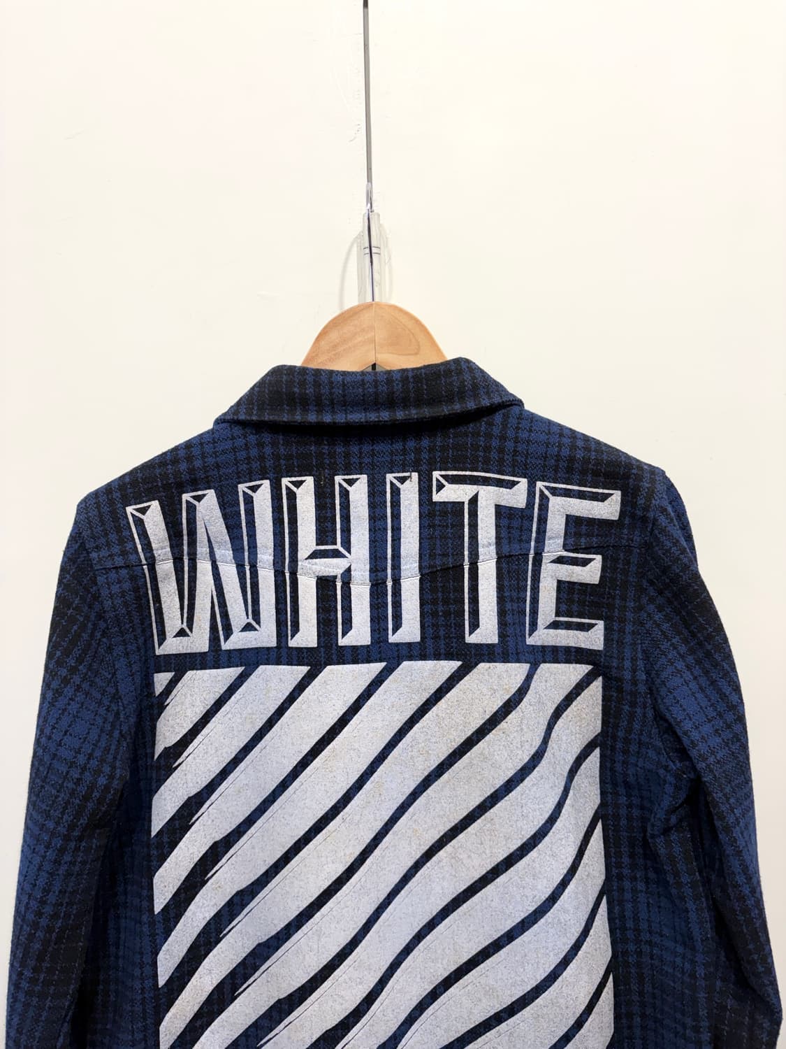 15FW 오프화이트 플란넬 셔츠 자켓 상품이미지2