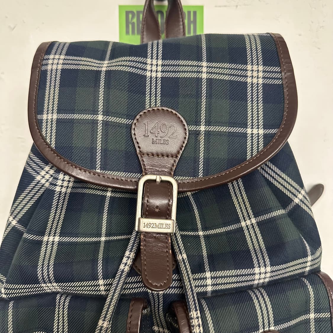 1492마일즈 플레이드 미니 럭색 상품이미지2